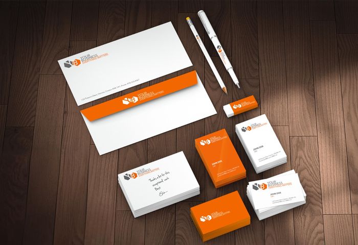 Custom branded stationary for commercial use