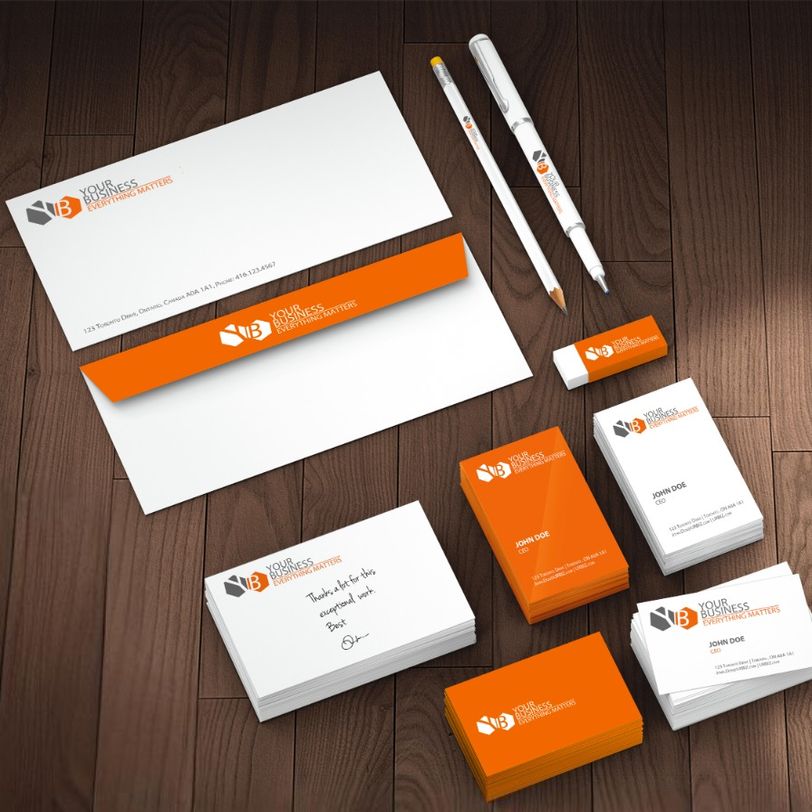 Branded stationary for commmercial and organizational needs